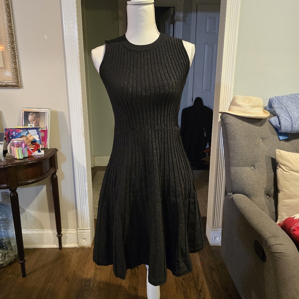Elegant Black Sleeveless Dress